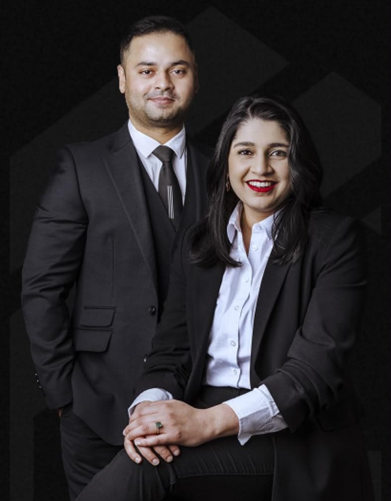 The founders of VKY Lettings